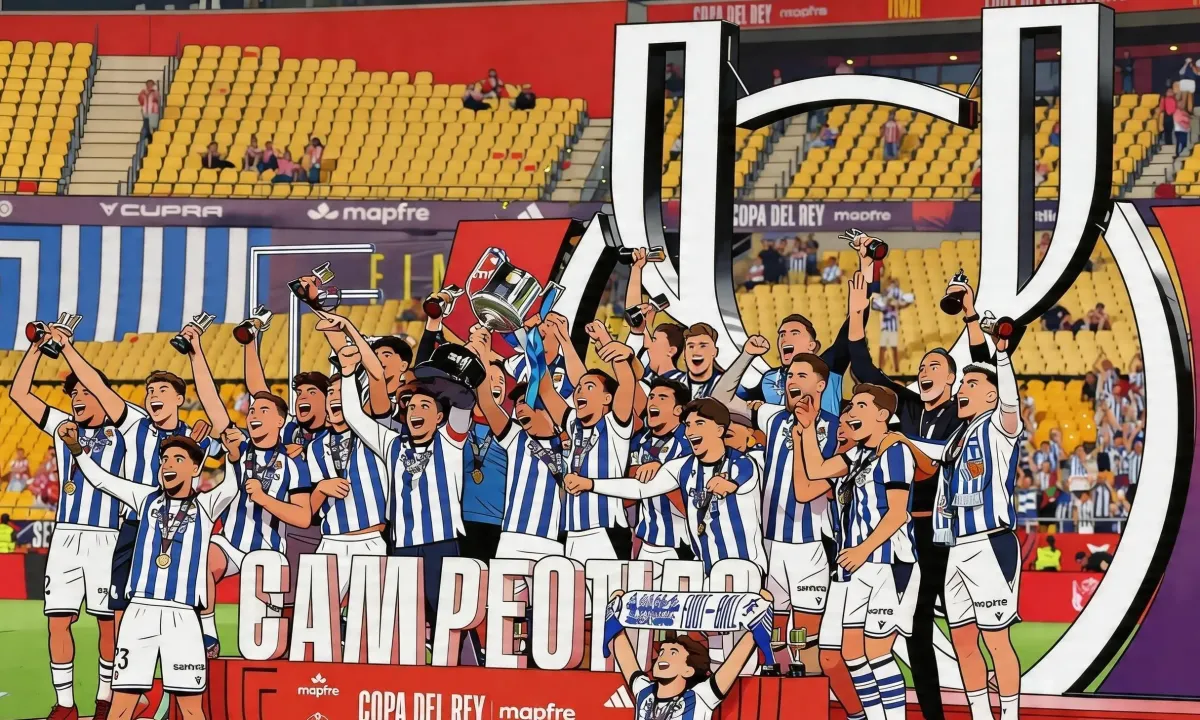 14 segundos de gol relámpago y triunfo en los penaltis: La Real Sociedad conquista la Copa del Rey