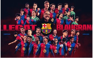 Barça vence 3-2 a Madrid y gana la Copa del Rey