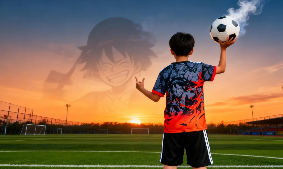 Camiseta Japón 2026 estilo One Piece: anime y fútbol