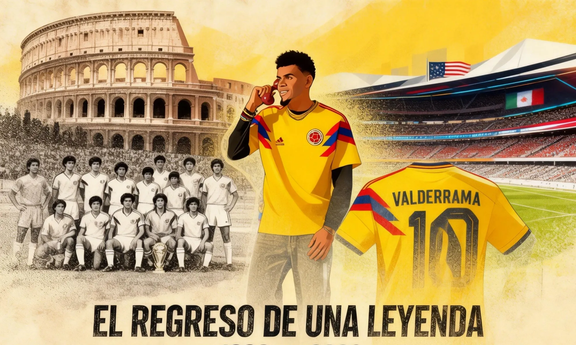 Camiseta Retro Colombia 1990 de Adidas: El Regreso de la Generación Dorada