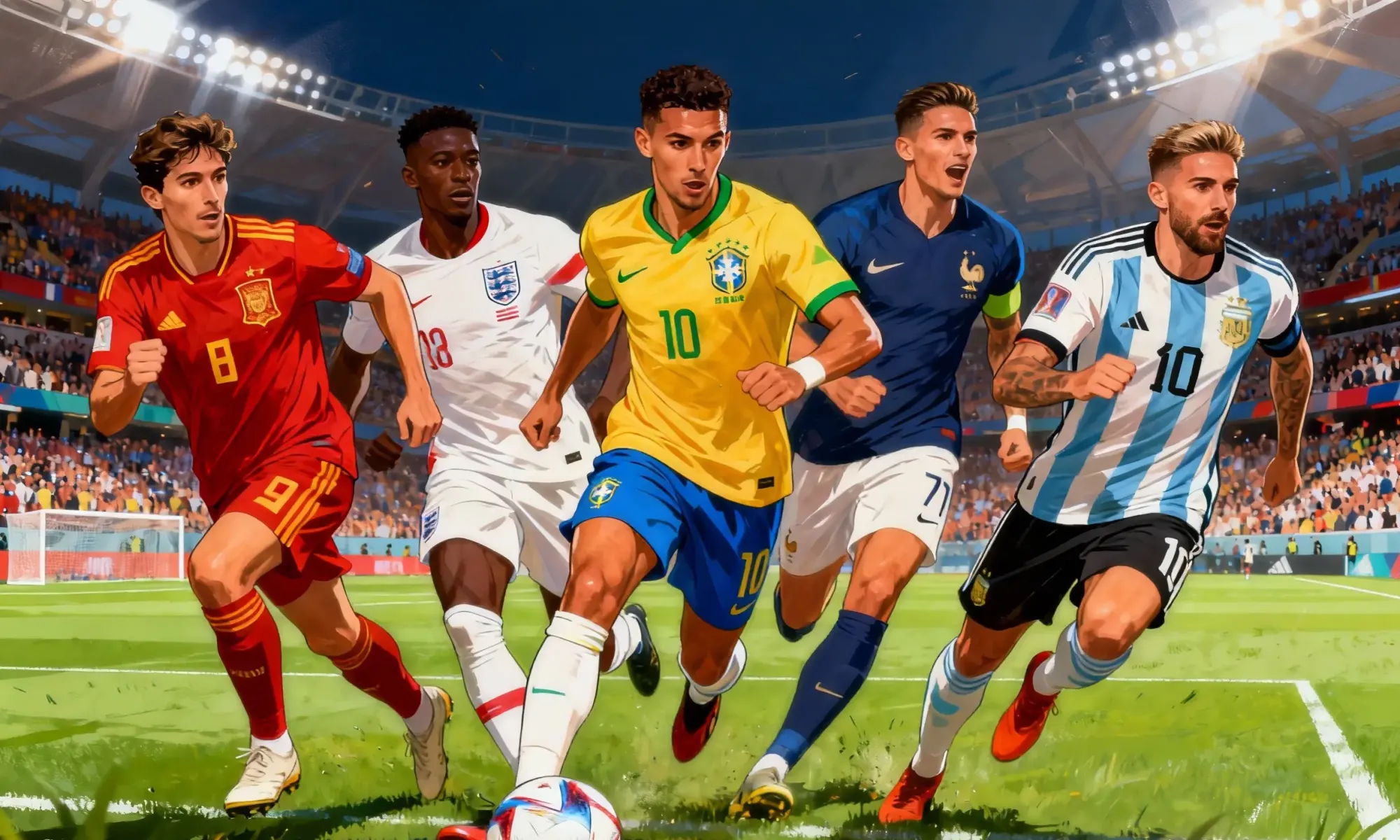 Cinco equipos favoritos Candidatos más realistas al Mundial 2026
