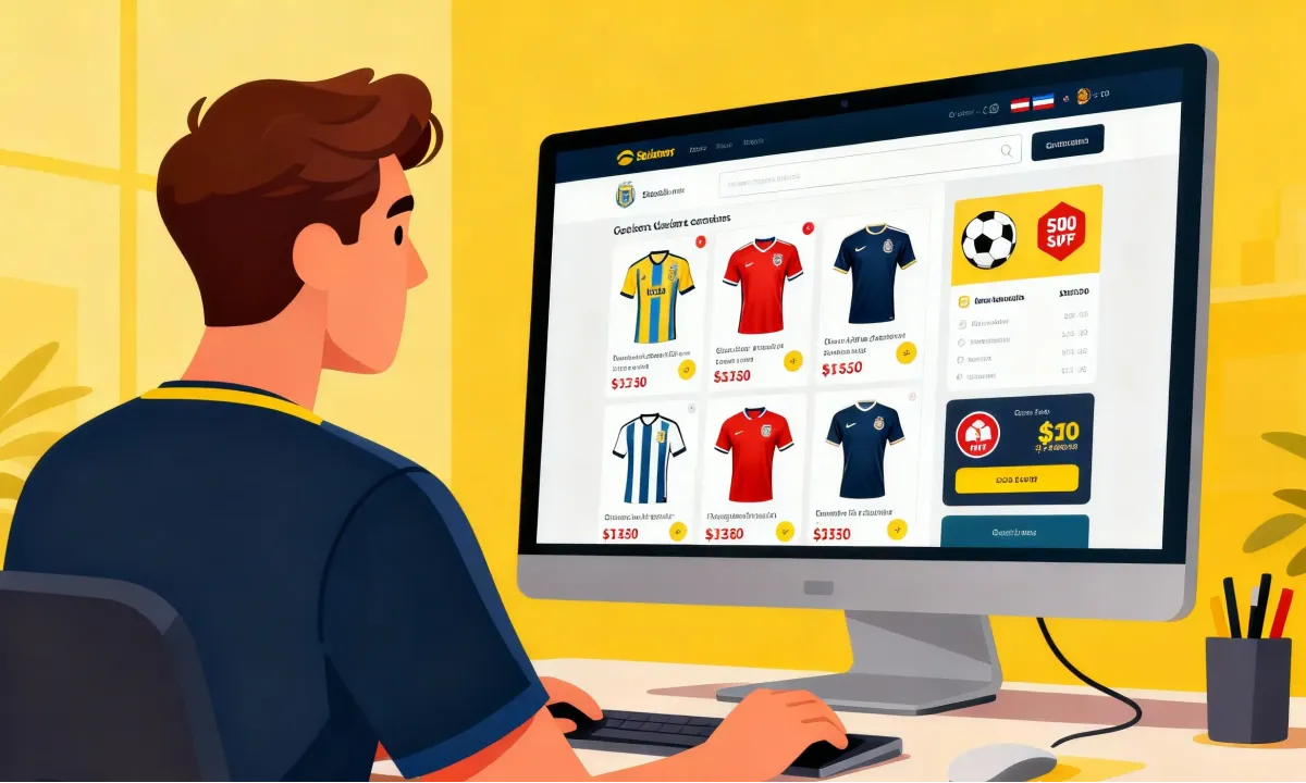 Cómo ahorrar dinero al comprar camisetas de fútbol en línea