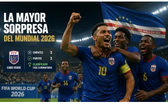 Con tres empates en la fase de grupos y 3 puntos para clasificarse a la fase eliminatoria, Cabo Verde se ha convertido en la mayor sorpresa del Mundial 2026