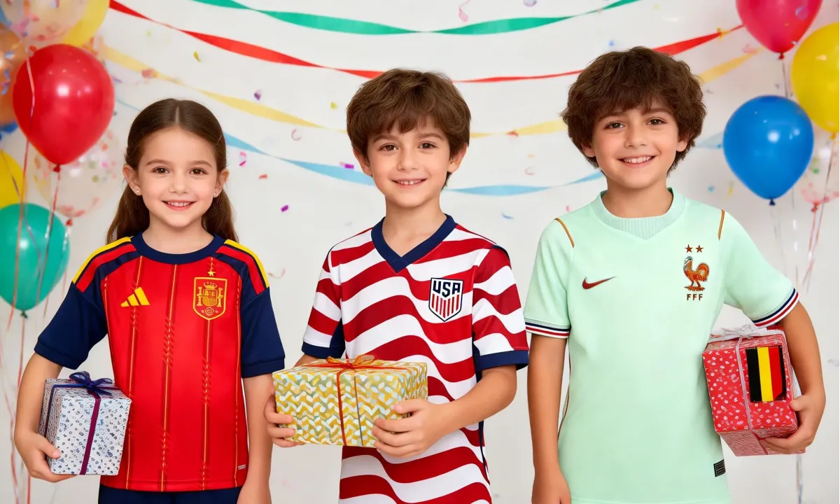 ¿Qué regalar en el Día del Niño? Guía de camisetas de fútbol infantiles de moda para 2026