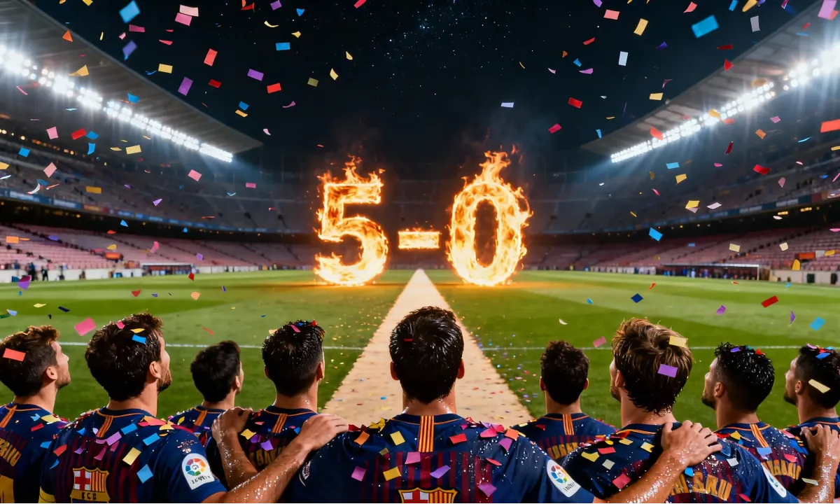 Supercopa de España: El Barcelona golea 5-0 al Athletic Club