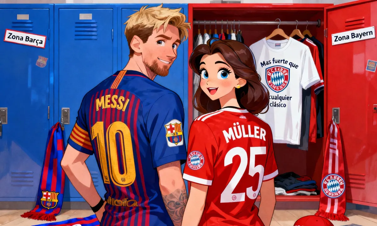 ¿Vestir en Pareja si Él es del Bayern y Tú del Barça? ¡Sí, y con Estilo!