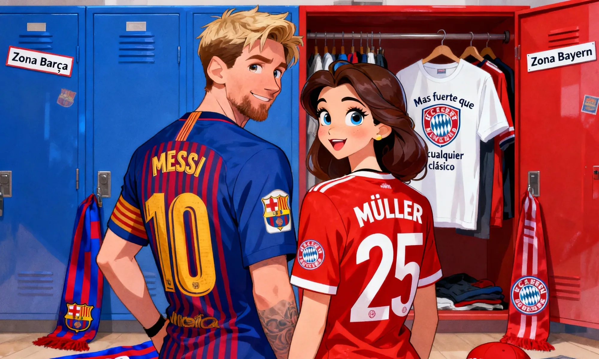 ¿Vestir en Pareja si Él es del Bayern y Tú del Barça? ¡Sí, y con Estilo!