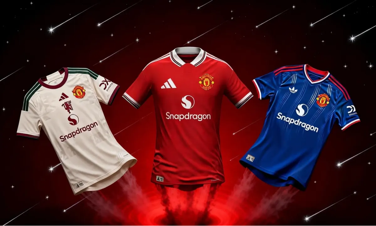 Votación: ¿Qué camiseta del United 26/27 comprarás? Local roja, visitante azul royal o tercera crema.