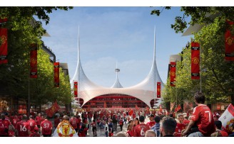 Manchester United planea un estadio de 100,000 asientos