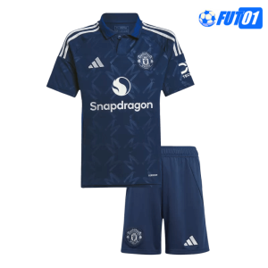 Camiseta Manchester United Away 2024/2025 Niño