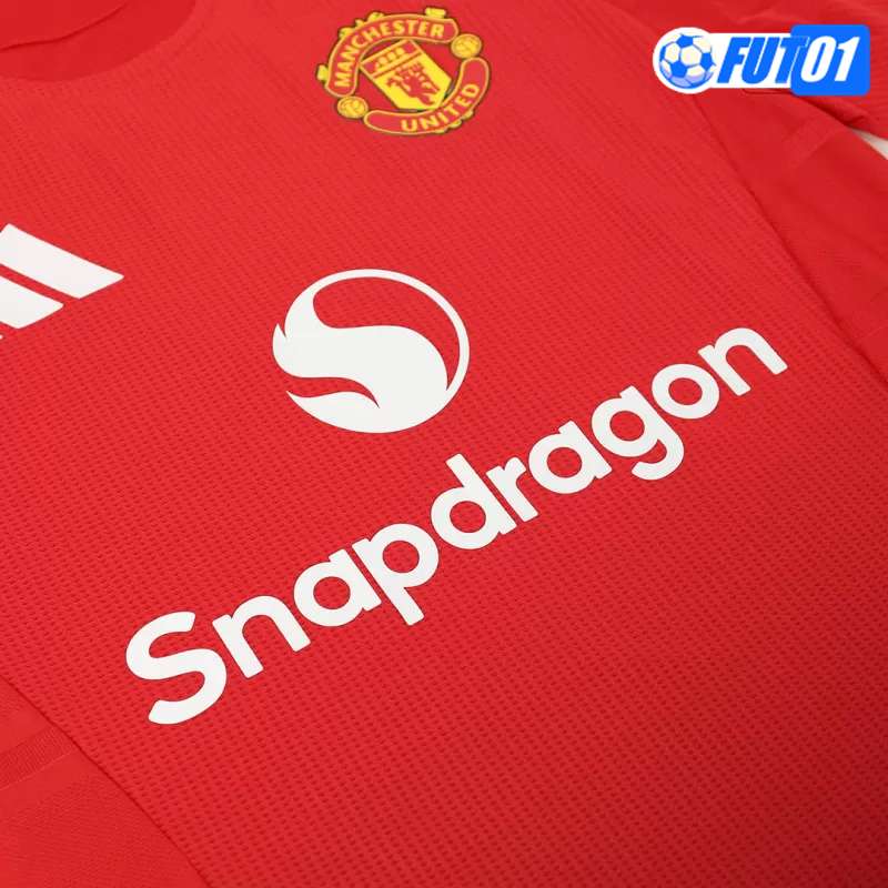 Camiseta Manchester United Home 2024/2025 Versión Jugador