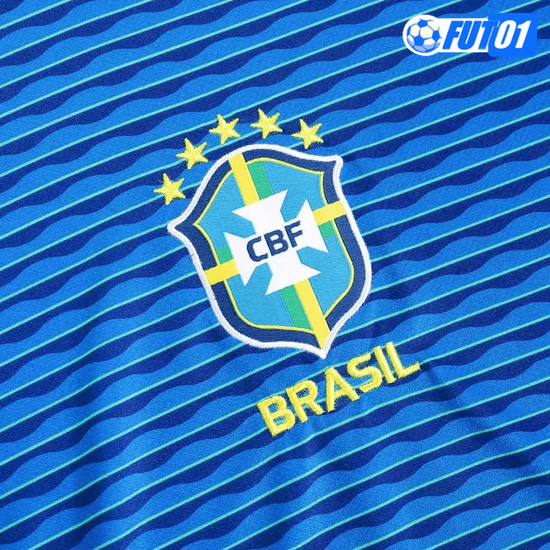 Camiseta Brasil Away 2024 Azul