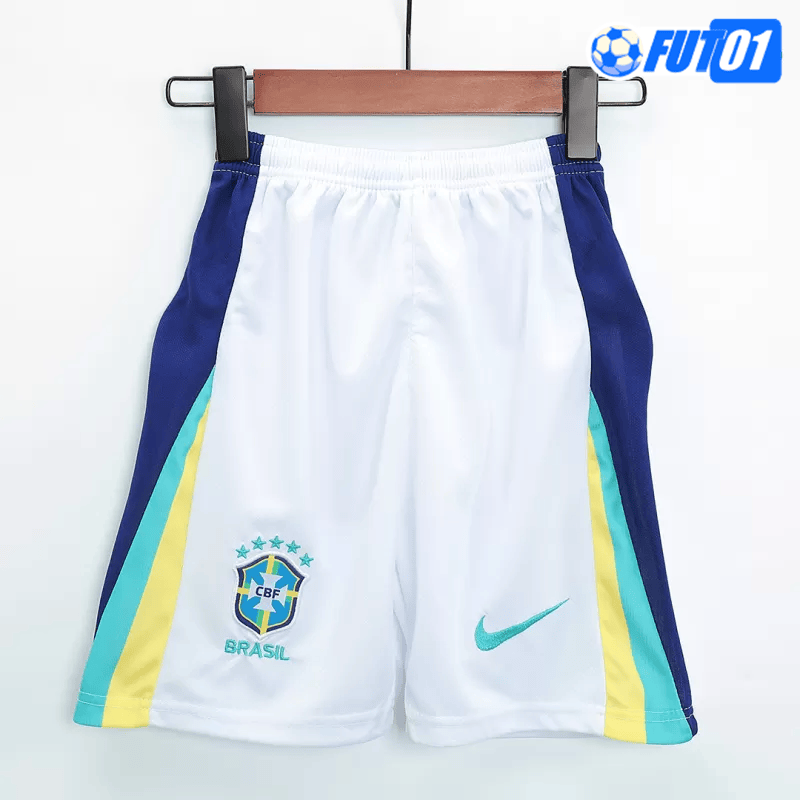 Camiseta Brasil Away 2024 Niño Azul