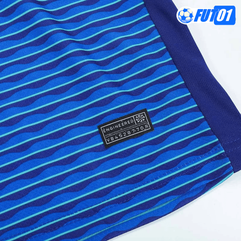 Camiseta Brasil Away 2024 Niño Azul