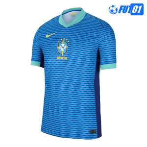 Camiseta Brasil Away 2024 Versión Jugador Azul