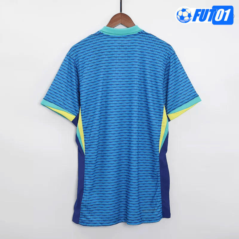 Camiseta Brasil Away 2024 Versión Jugador Azul
