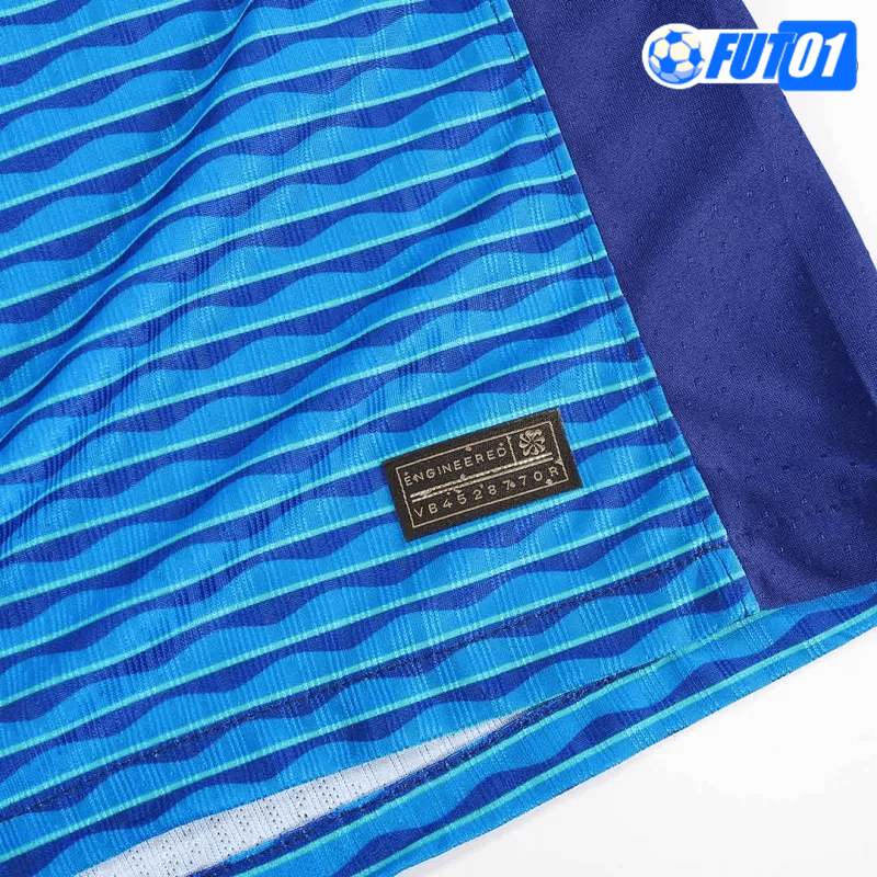 Camiseta Brasil Away 2024 Versión Jugador Azul