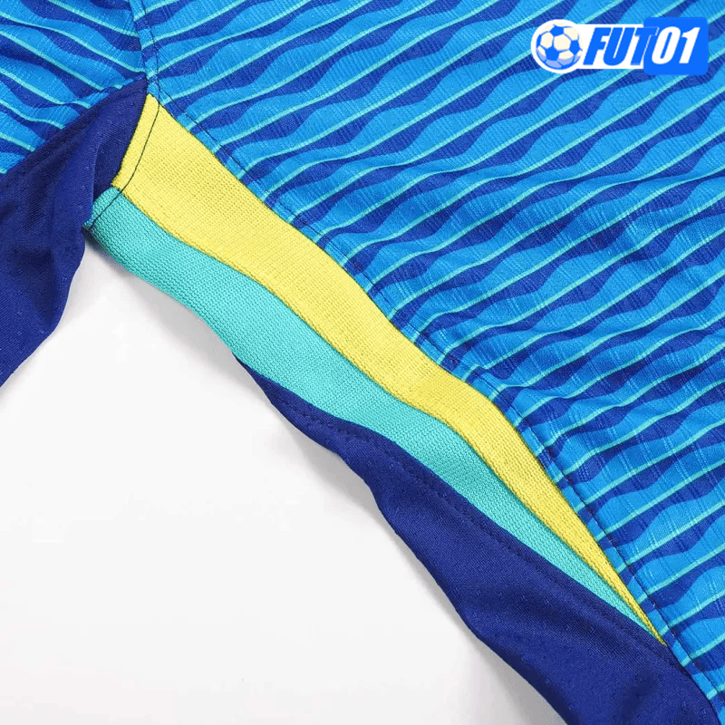 Camiseta Brasil Away 2024 Versión Jugador Azul