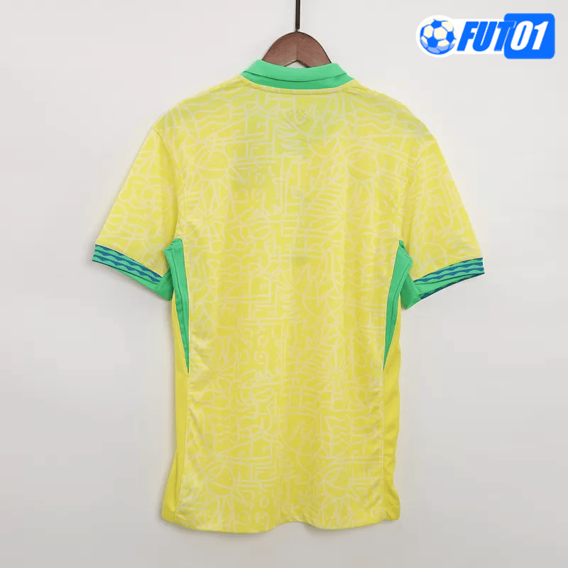 Camiseta Brasil Home 2024 Amarillo