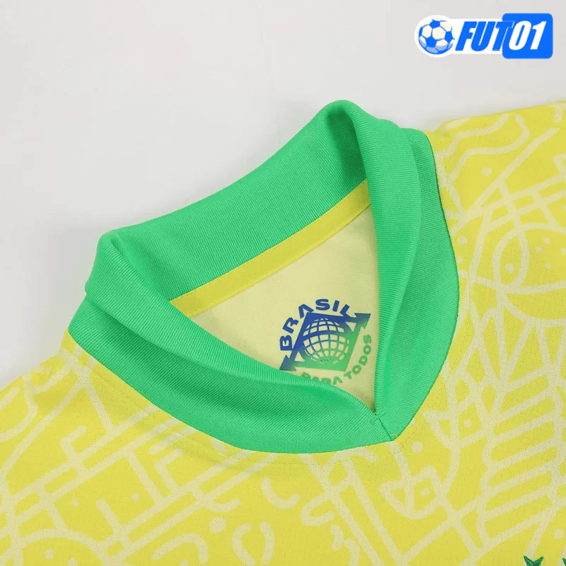Camiseta Brasil Home 2024 Amarillo