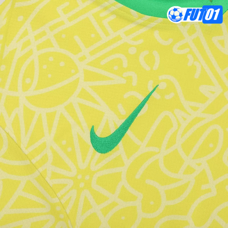 Camiseta Brasil Home 2024 Amarillo