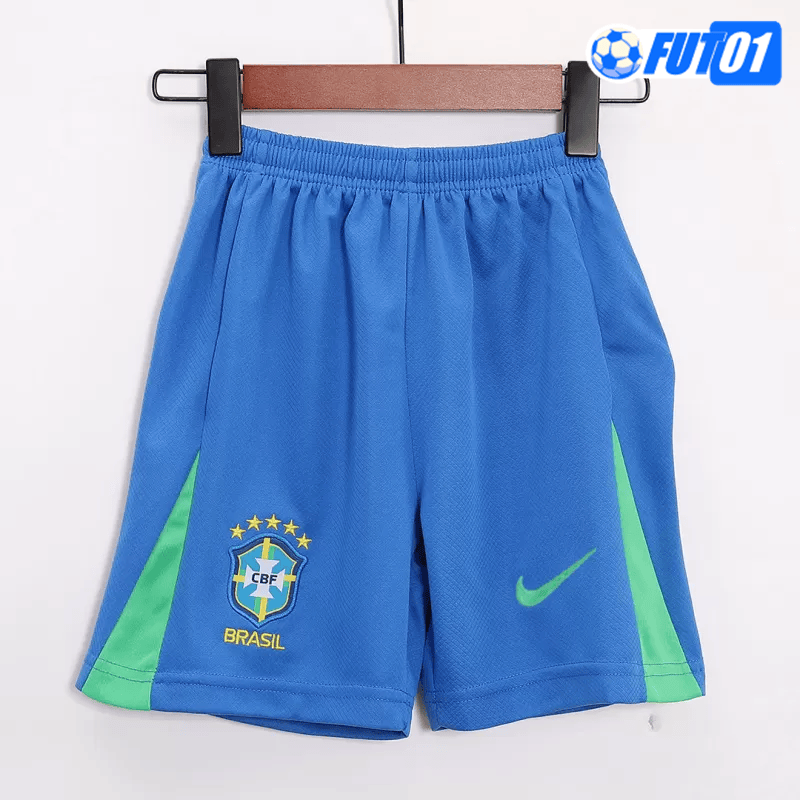 Camiseta Brasil Home 2024 Niño Amarillo
