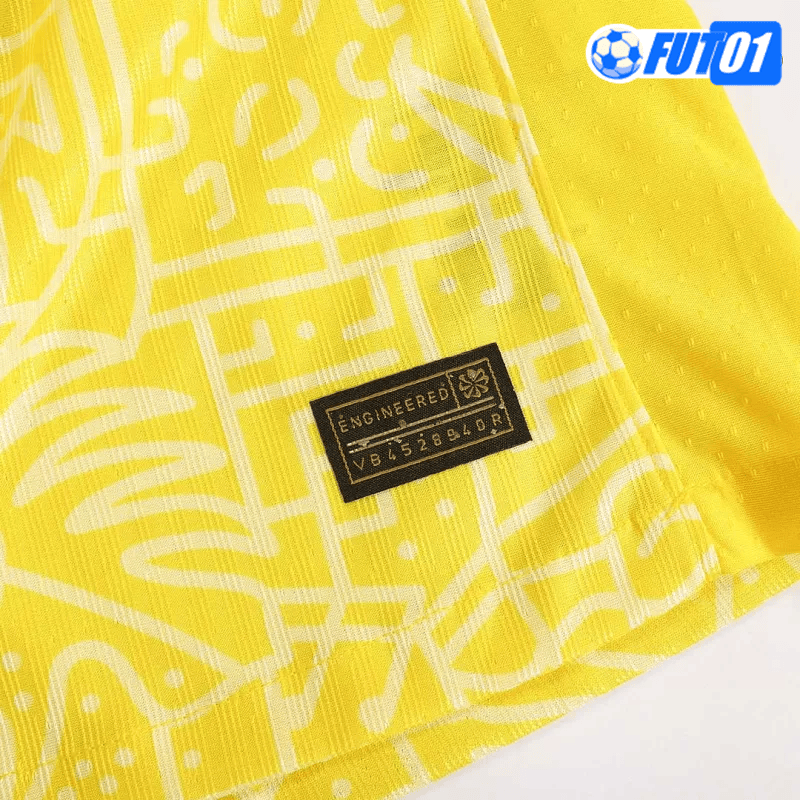 Camiseta Brasil Home 2024 Versión Jugador Amarillo