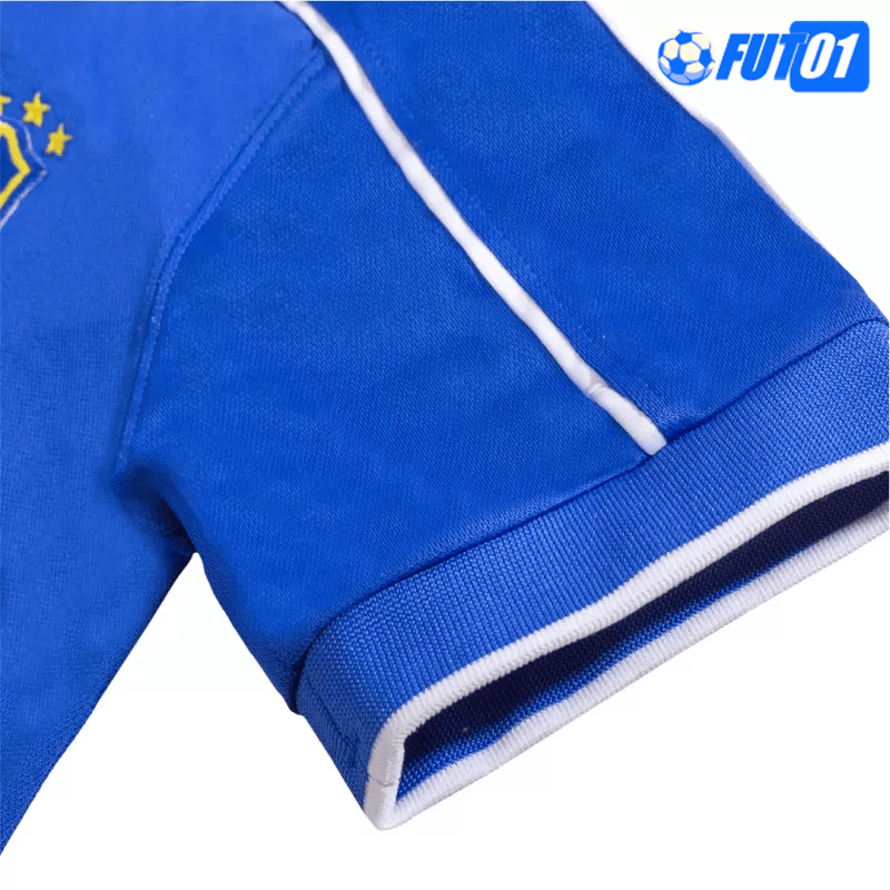 Camiseta Retro Brasil Away 1998 Azul