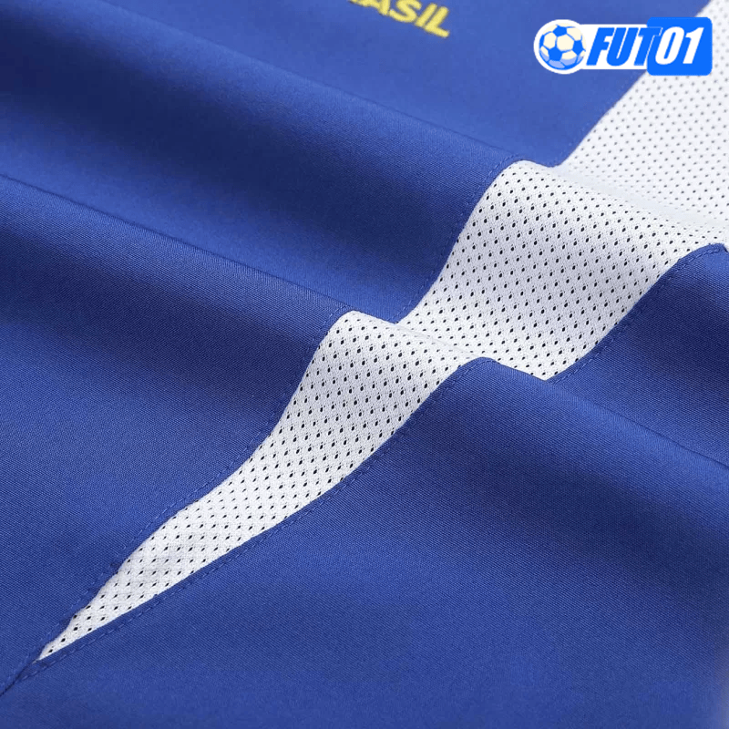 Camiseta Retro Brasil Away 2002 Azul