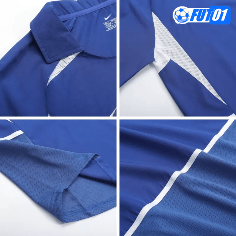 Camiseta Retro Brasil Away 2002 Azul