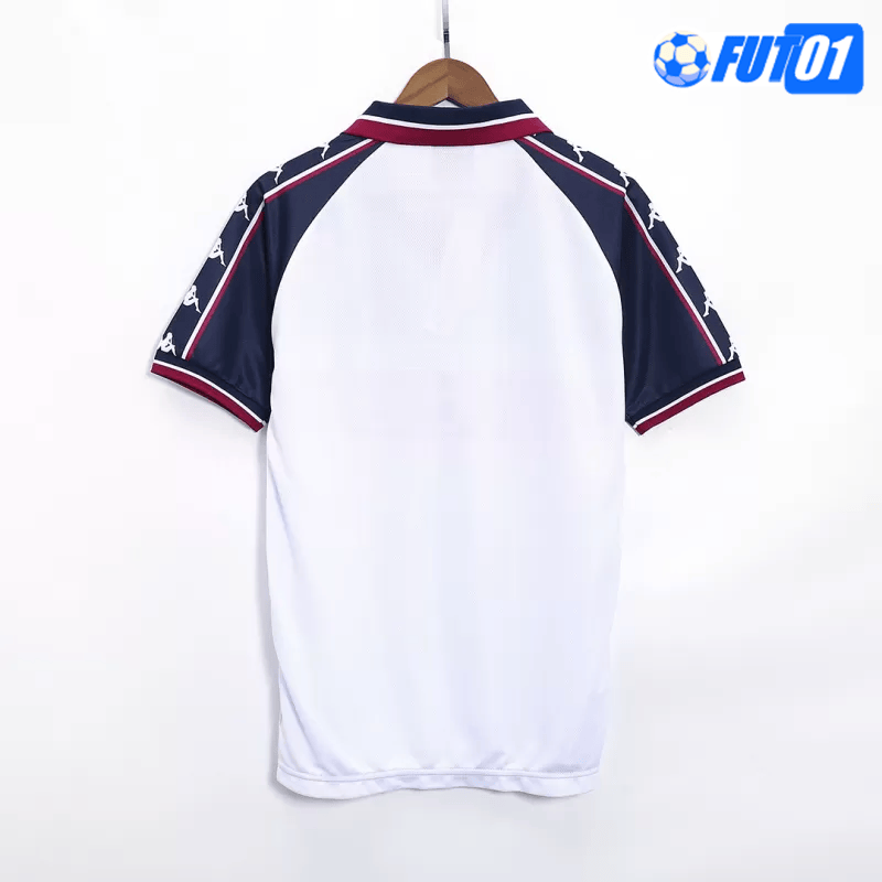 Camiseta Retro Manchester City Away 1997/98 Azul/Blanco