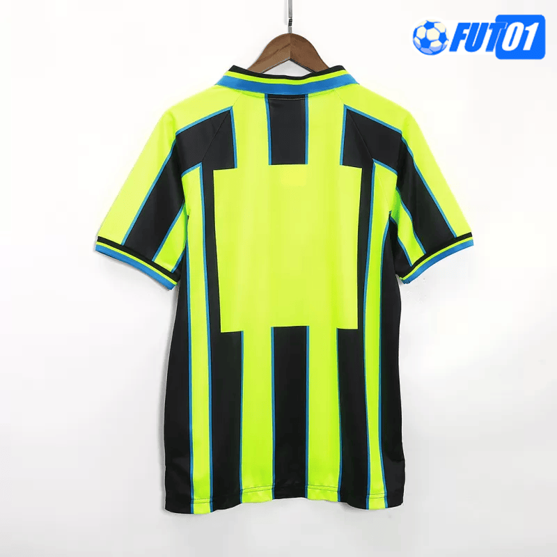 Camiseta Retro Manchester City Away 1998/99 Negro/Amarillo