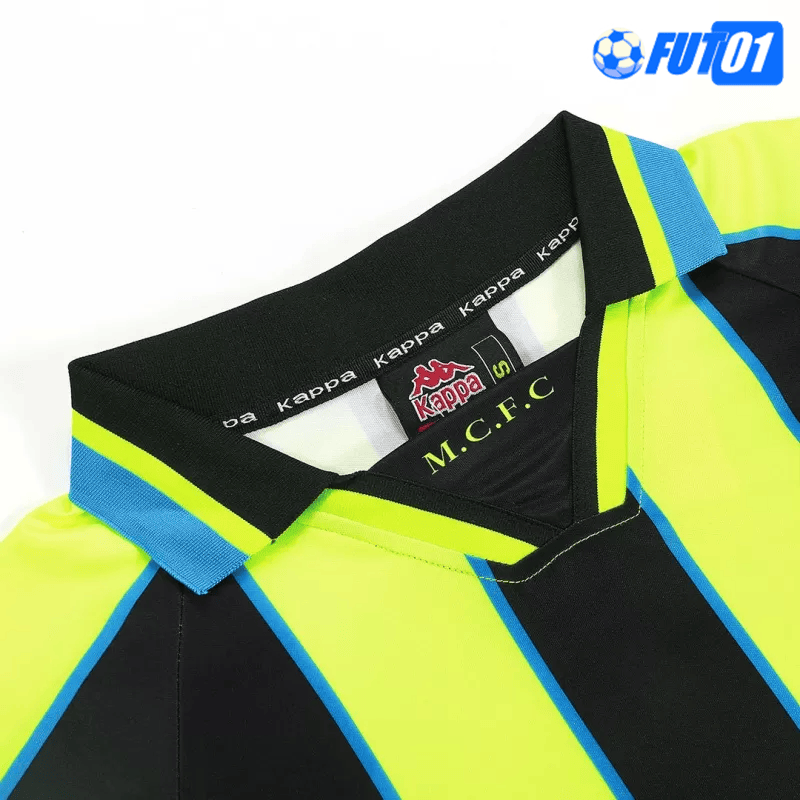 Camiseta Retro Manchester City Away 1998/99 Negro/Amarillo