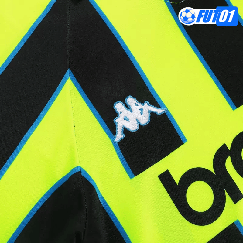 Camiseta Retro Manchester City Away 1998/99 Negro/Amarillo