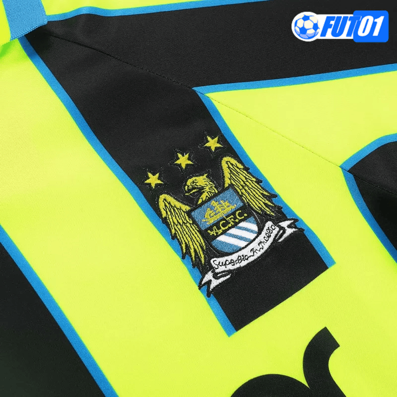 Camiseta Retro Manchester City Away 1998/99 Negro/Amarillo