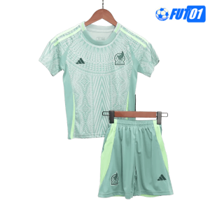Camiseta Mexico Away 2024 Niño Linen Green