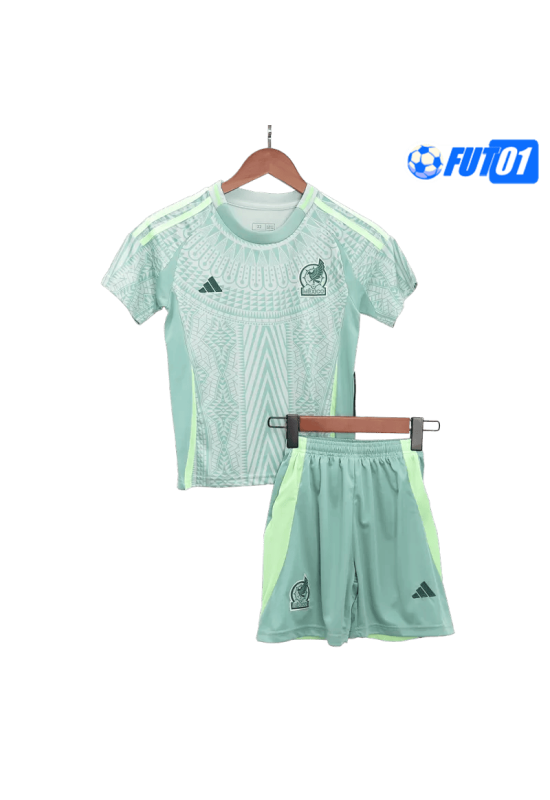 Camiseta Mexico Away 2024 Niño Linen Green