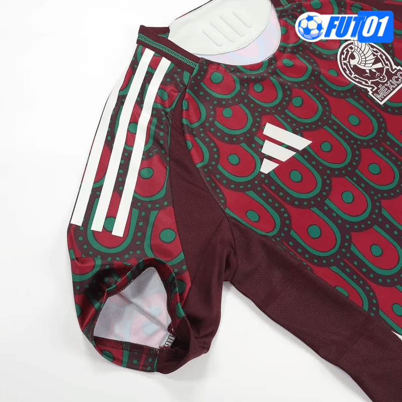 Camiseta Mexico Home 2024 Versión Jugador Rojo