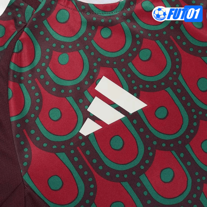 Camiseta Mexico Home 2024 Versión Jugador Rojo
