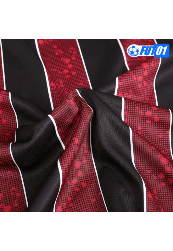 Camiseta Retro Manchester City Away 2008/09 Negro/Rojo