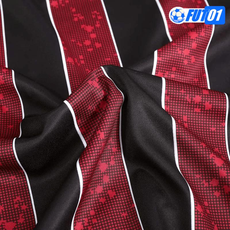 Camiseta Retro Manchester City Away 2008/09 Negro/Rojo