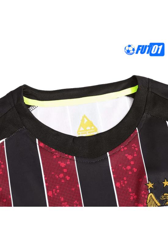 Camiseta Retro Manchester City Away 2008/09 Negro/Rojo