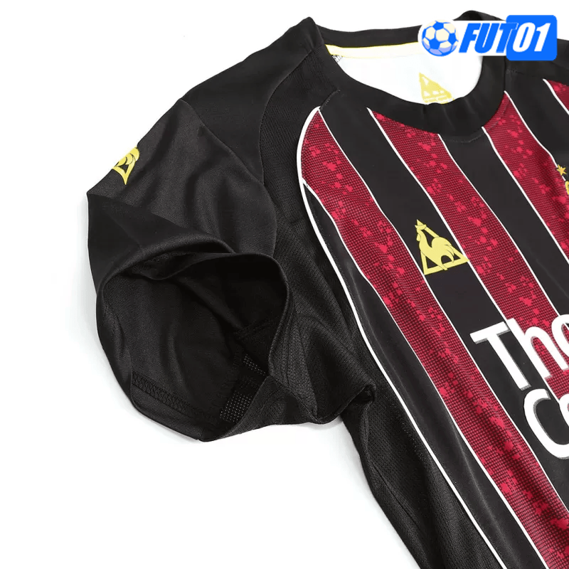 Camiseta Retro Manchester City Away 2008/09 Negro/Rojo