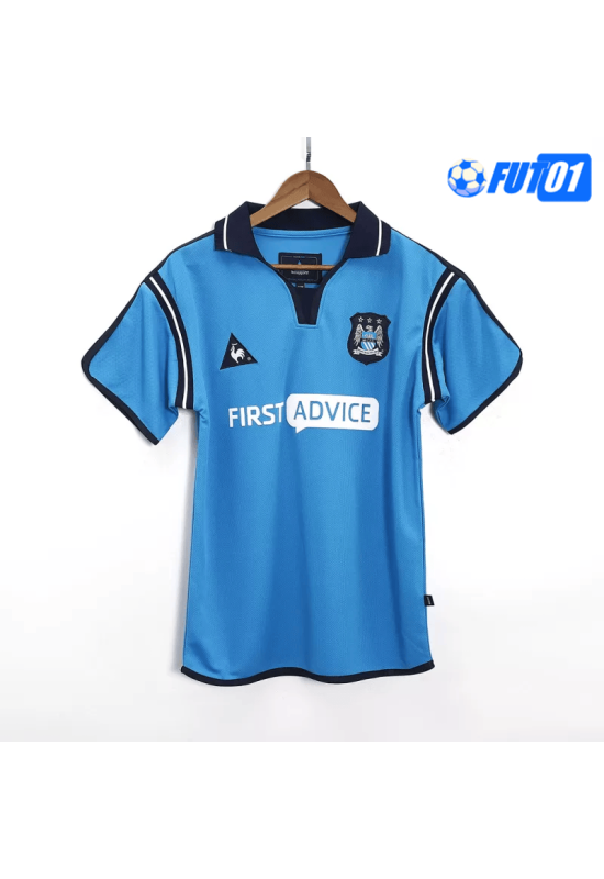 Camiseta Retro Manchester City Home 2002/03 Azul