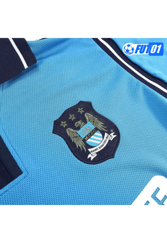 Camiseta Retro Manchester City Home 2002/03 Azul