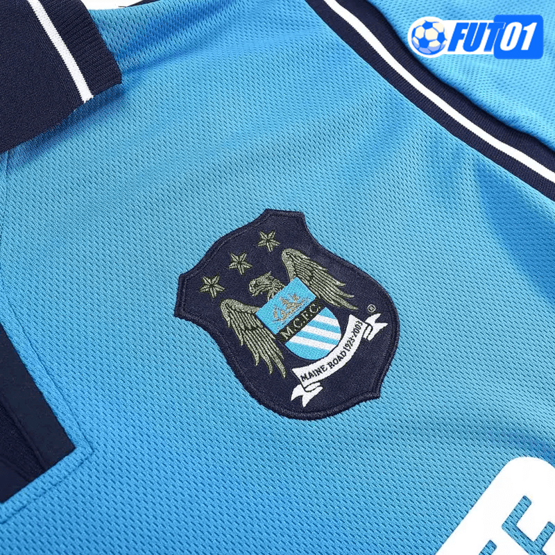 Camiseta Retro Manchester City Home 2002/03 Azul