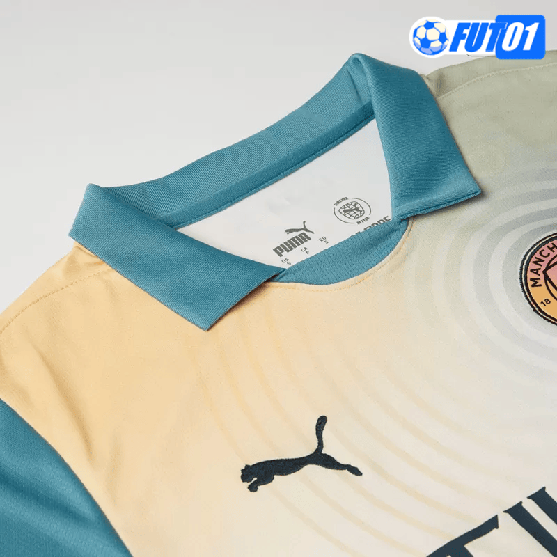 Camiseta Manchester City 4th 2024/2025 Amarillo
