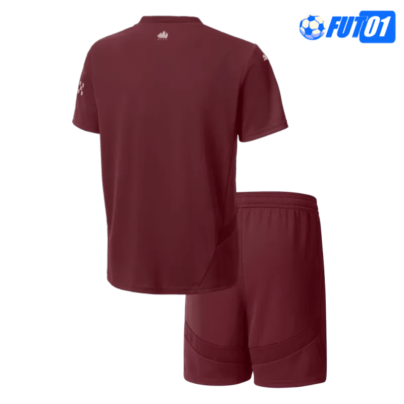 Camiseta Manchester City Third 2024/2025 Niño Rojo