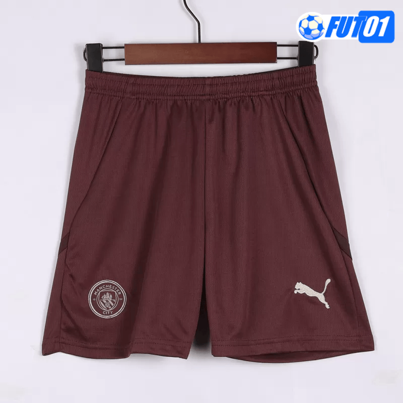 Camiseta Manchester City Third 2024/2025 Niño Rojo
