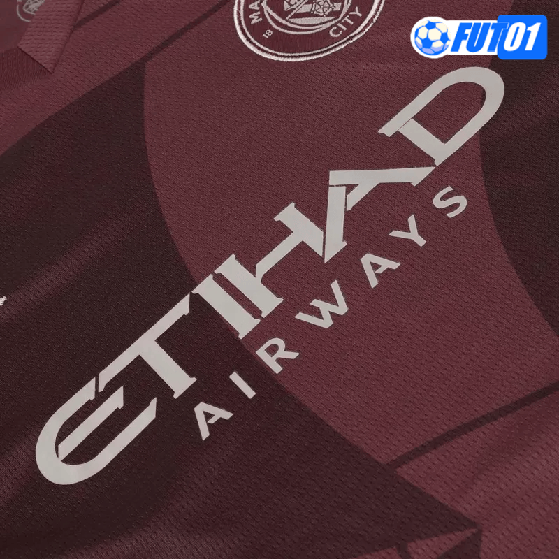 Camiseta Manchester City Third 2024/2025 Niño Rojo